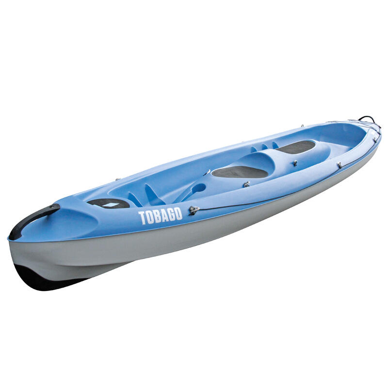 Canoa Kayak Travesía Tahe Tobago 3 Plazas (2 Adultos + 1 Niño) Rígido