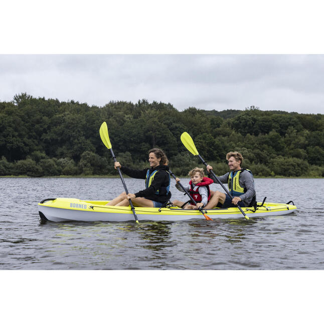 CANOE KAYAK RIGIDE DE RANDONNÉE BORNEO TAHE AVEC DOSSERET 2 ADULTES ET