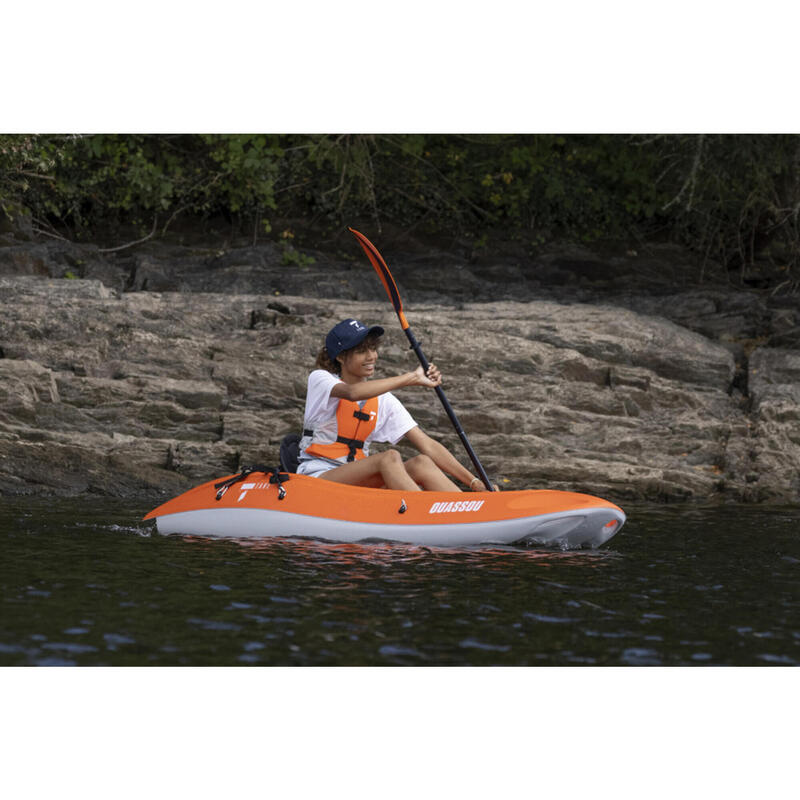 Canoa Kayak Travesía Tahe Naranja 1 Rígido | Decathlon