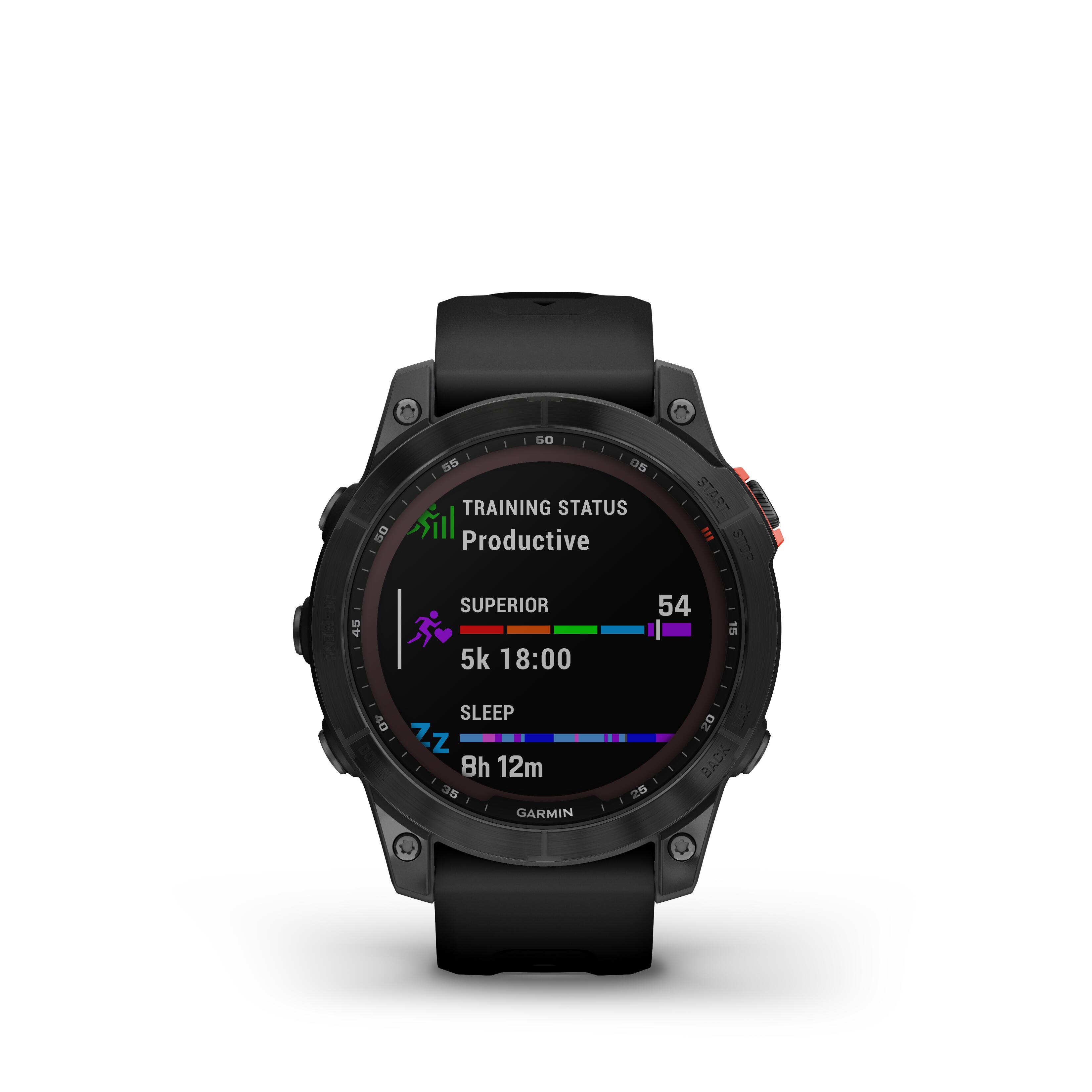 Fenix 7 Sapphire Solar (Carbon Gray) finally showed up! : r/Garmin
