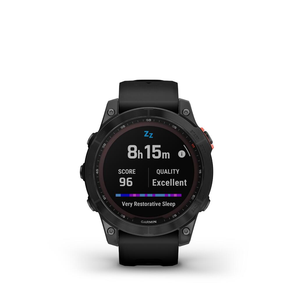 Smart hodinky s GPS Garmin Fenix 7 Solar strieborno-sivé