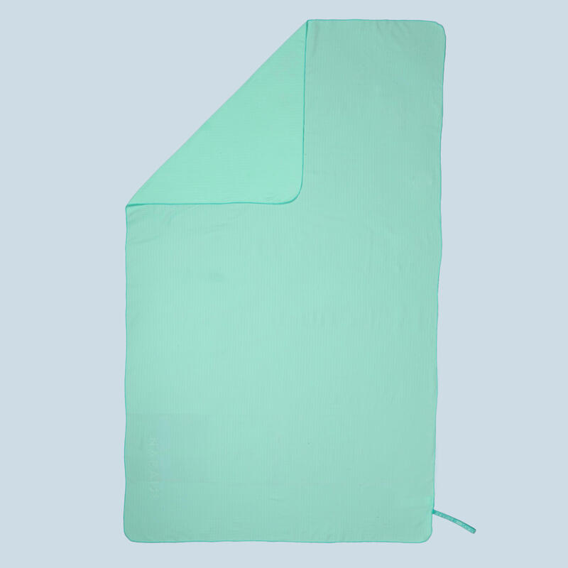 Ultralichte microvezel handdoek mintgroen maat XL 110 x 175 cm