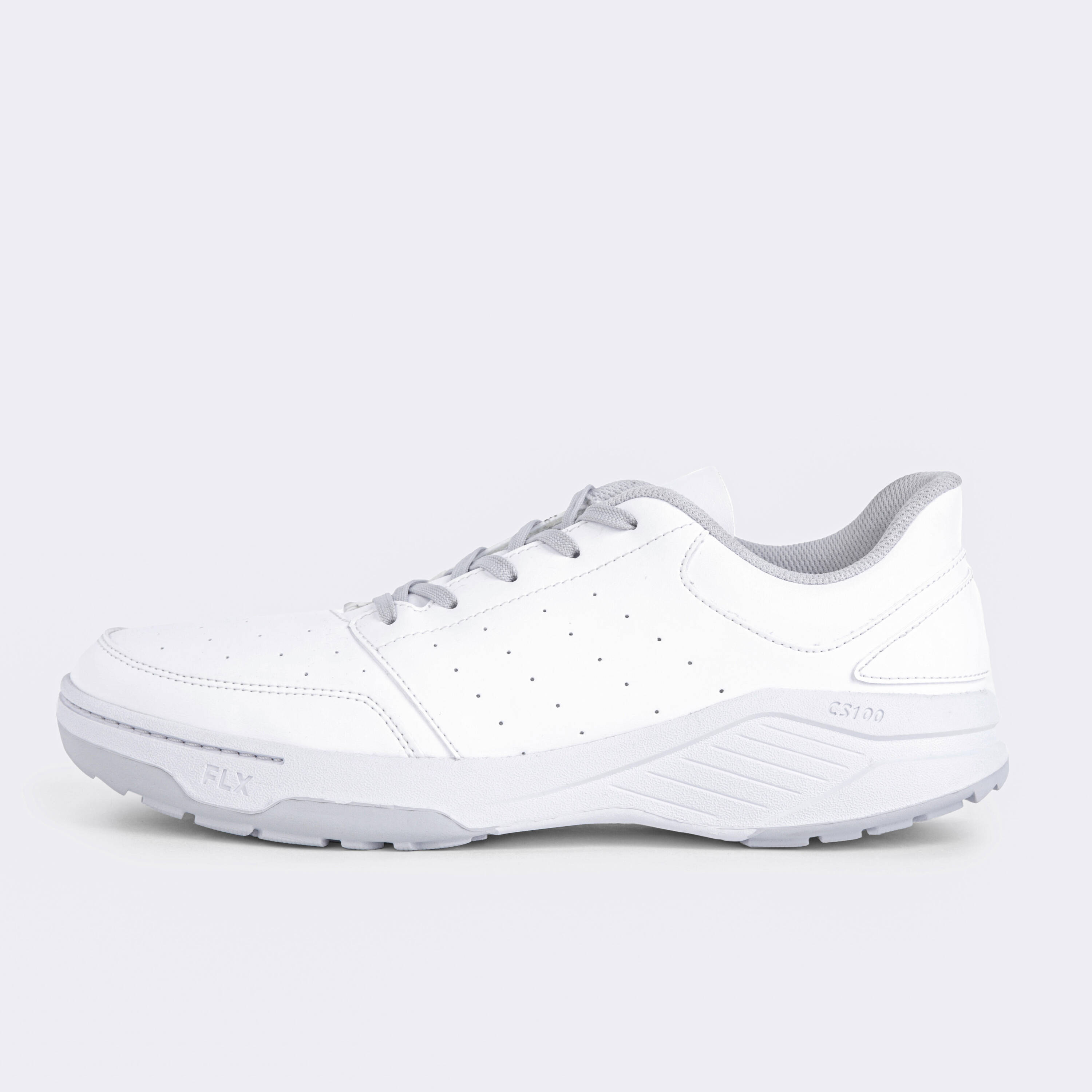 Kids Cricket Shoes CS100 - White -  1