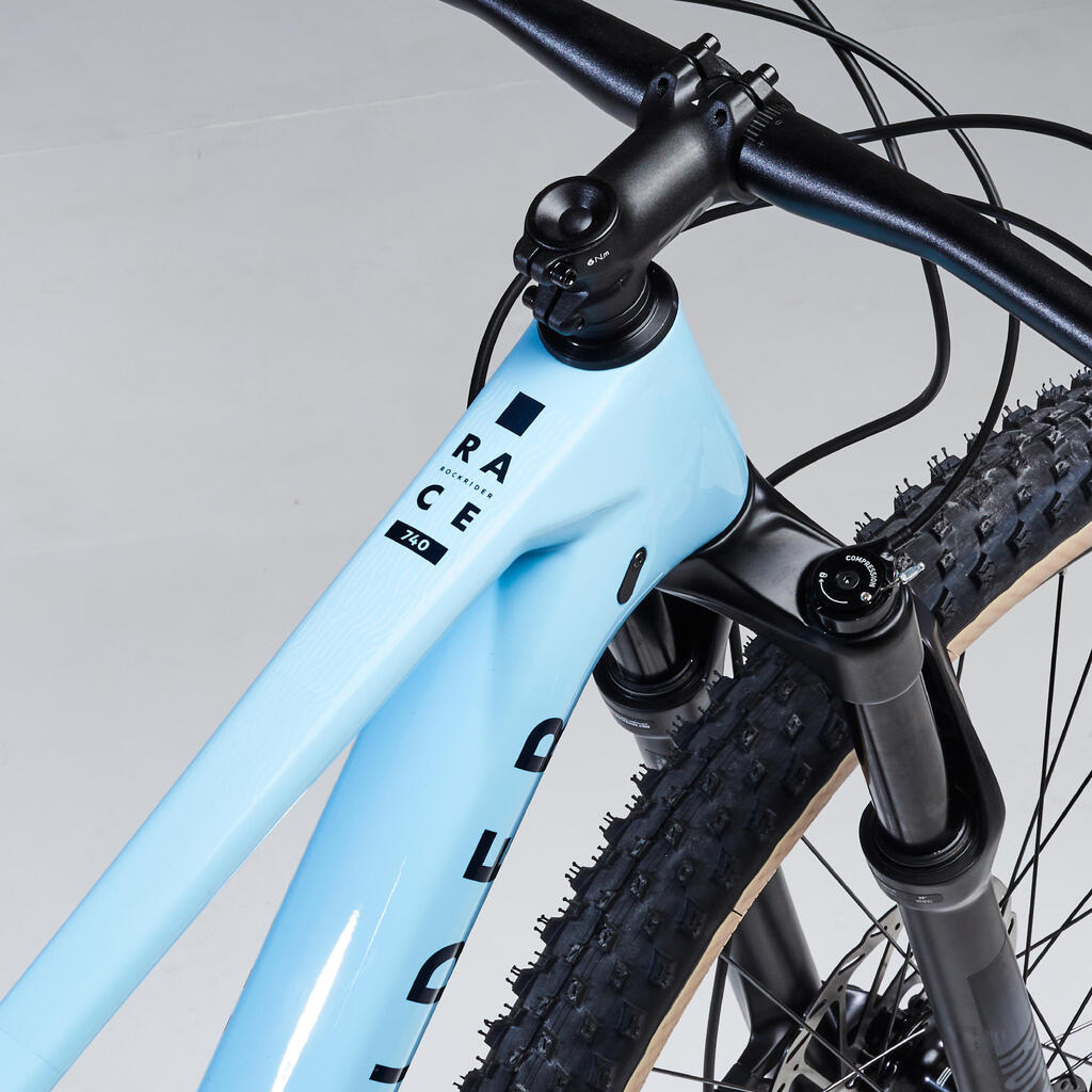 Plavi brdski bicikl RACE 740