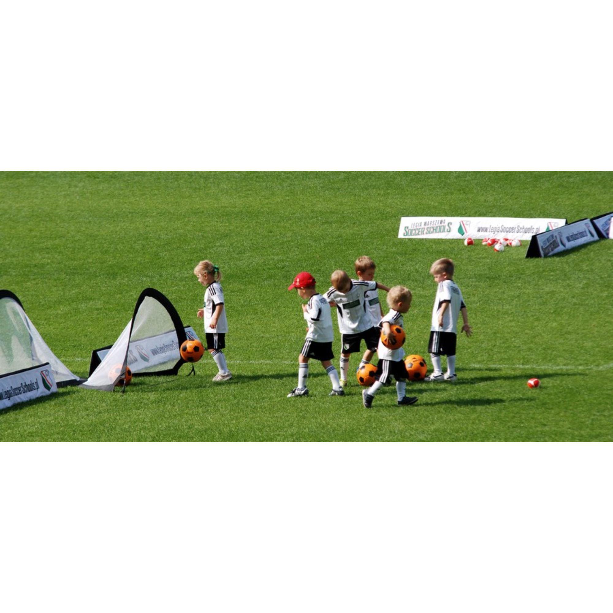 Bramki do piłki nożnej Yakimasport składane (2 sztuki w zestawie) 3/4