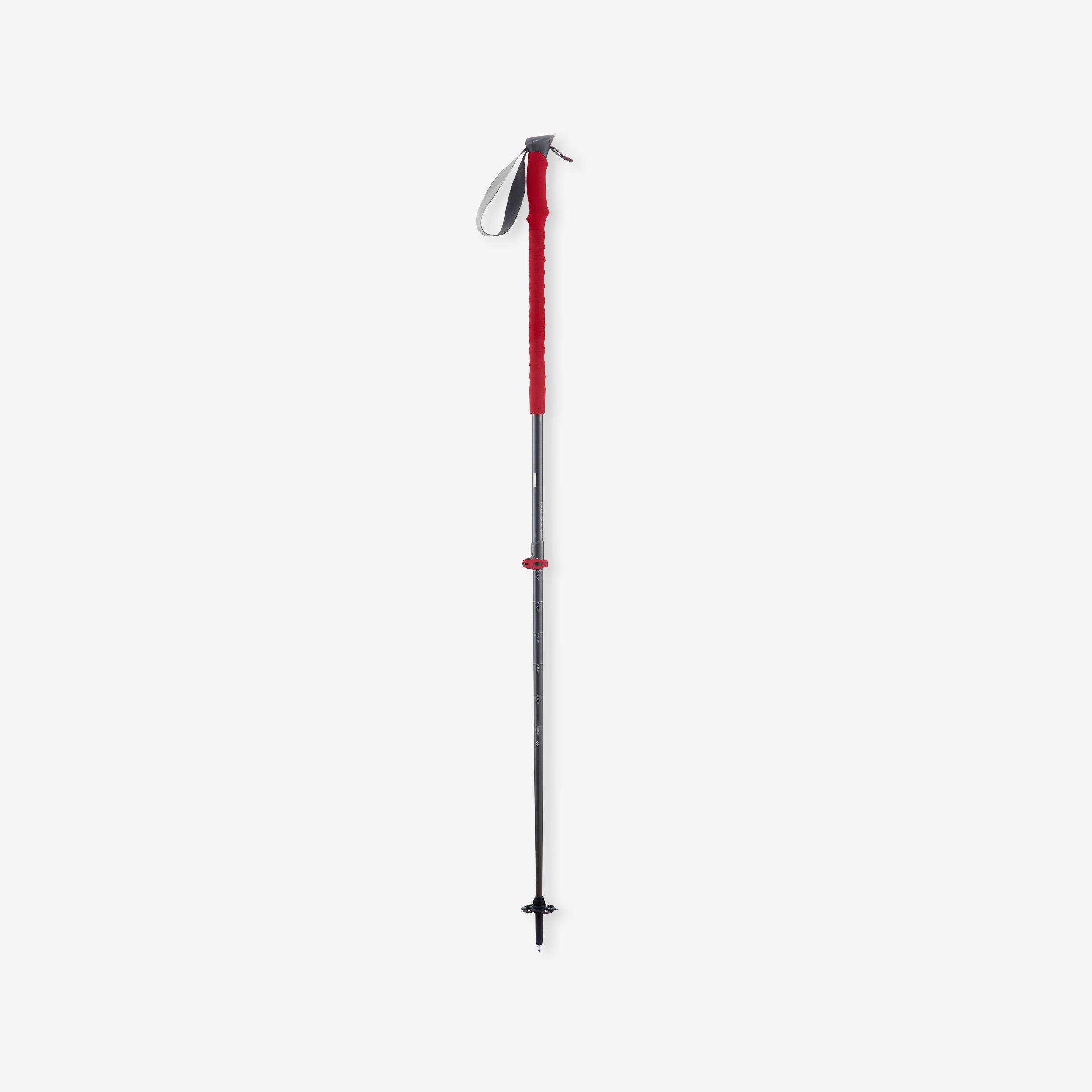 1 All Season Hiking Pole MT500 All Season Red FORCLAZ Decathlon