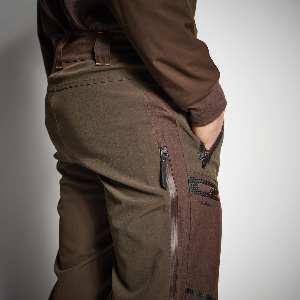 Nohavice Ultra Renfort 920 zo spevneného materiálu hnedé
