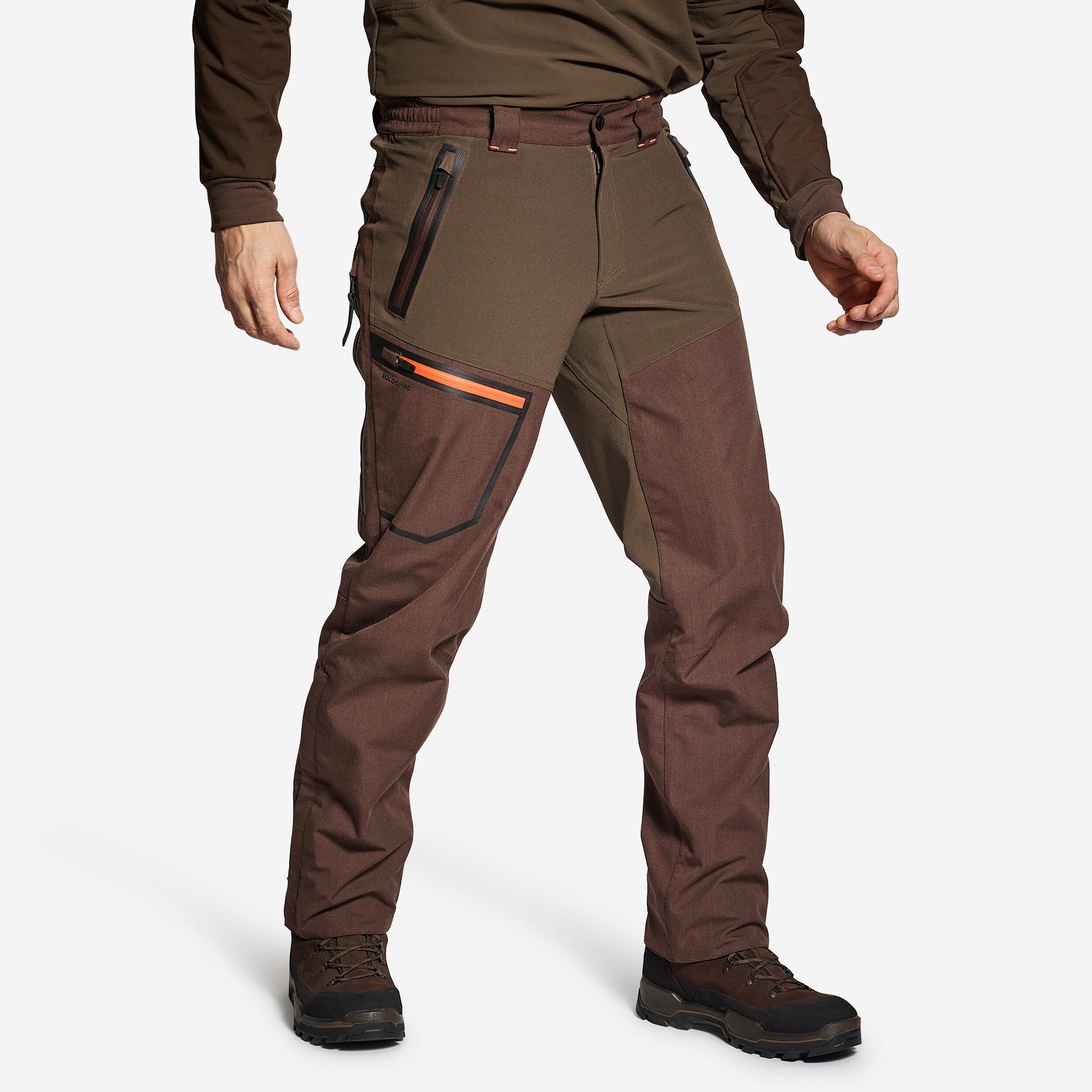 Solognac Ultra-reinforced Trousers 920 Brown.