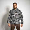 Regenjacke 100 leicht CAMOUFLAGE GRAU 