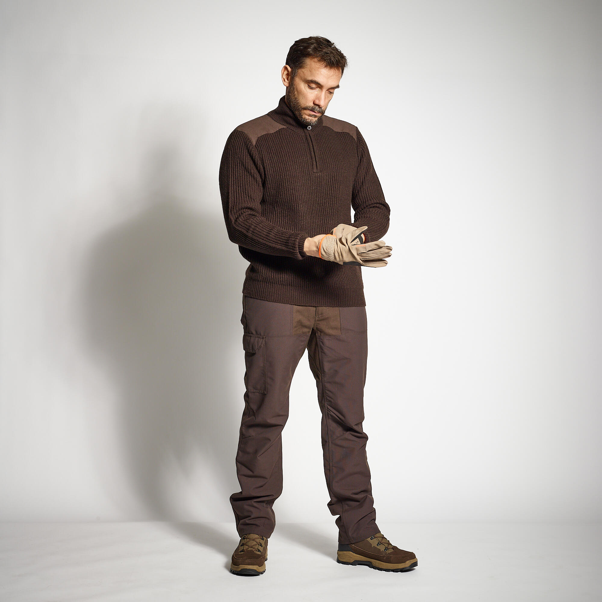Durable Trousers - 540 Brown - SOLOGNAC