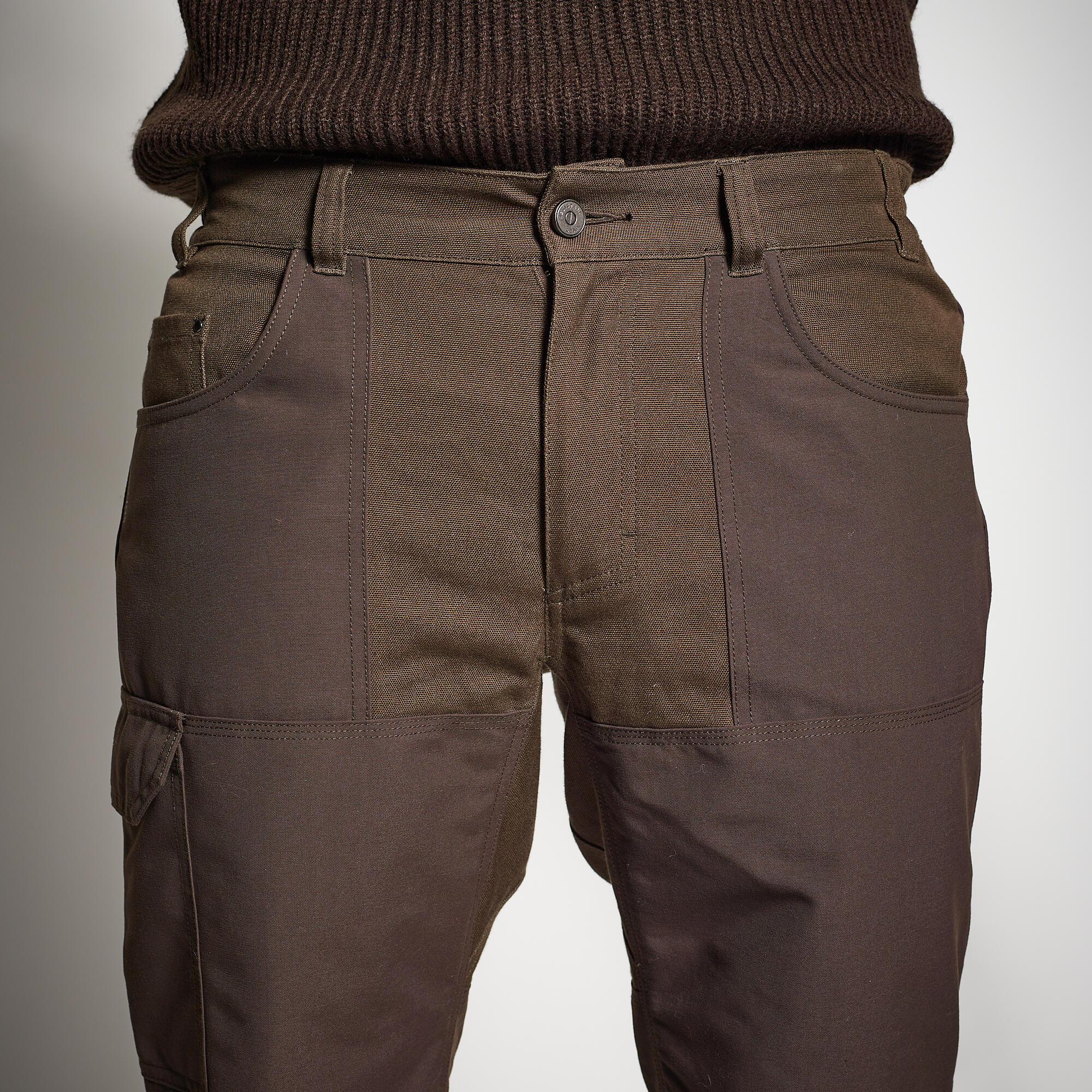 Durable Trousers - 540 Brown - SOLOGNAC