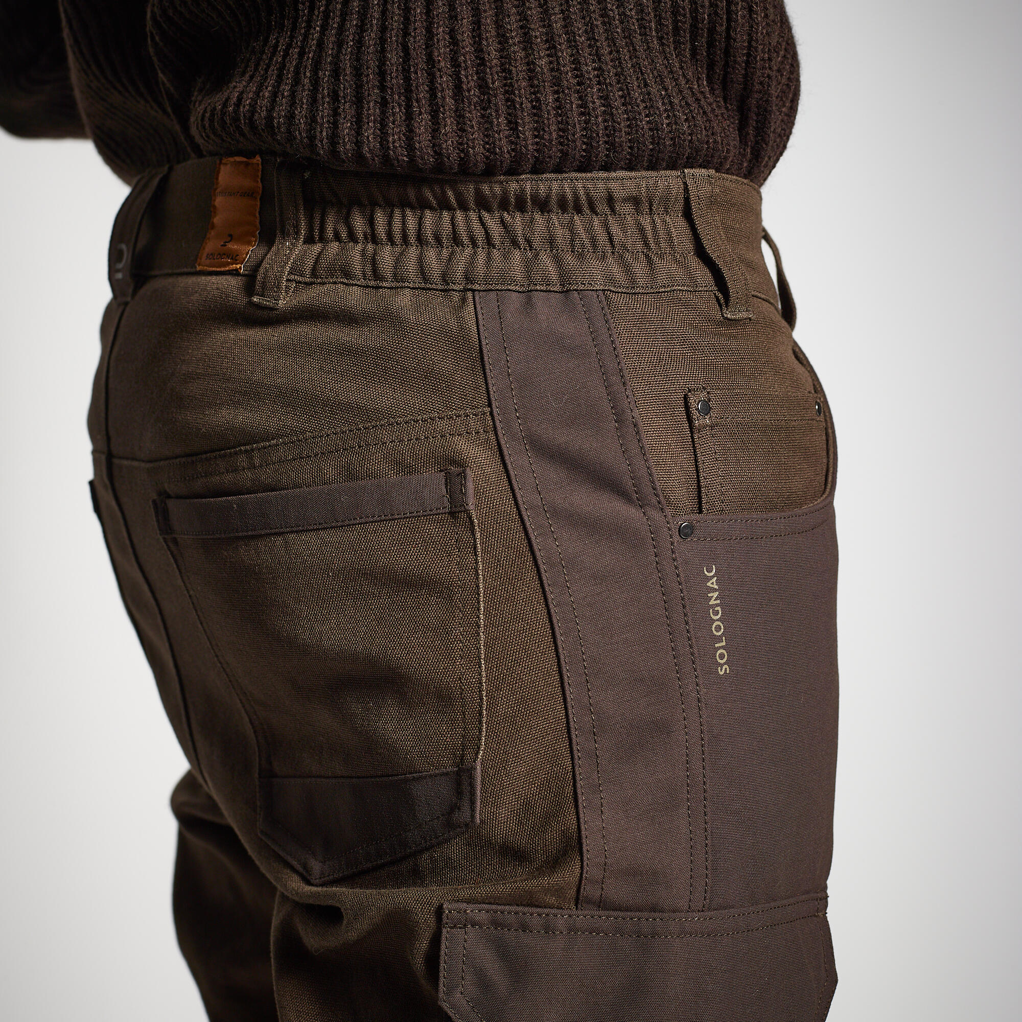 Durable Trousers - 540 Brown - SOLOGNAC
