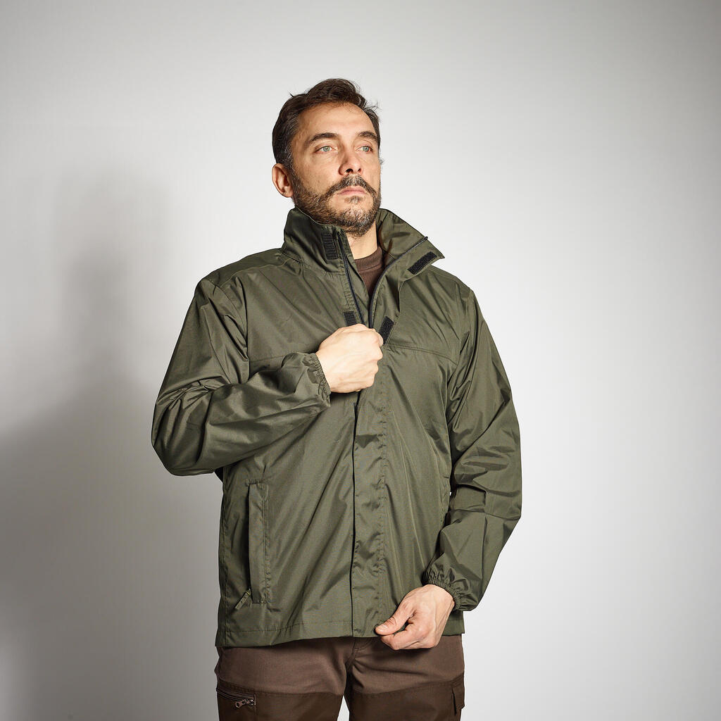 Country Sport Jacket 100 Waterproof Green