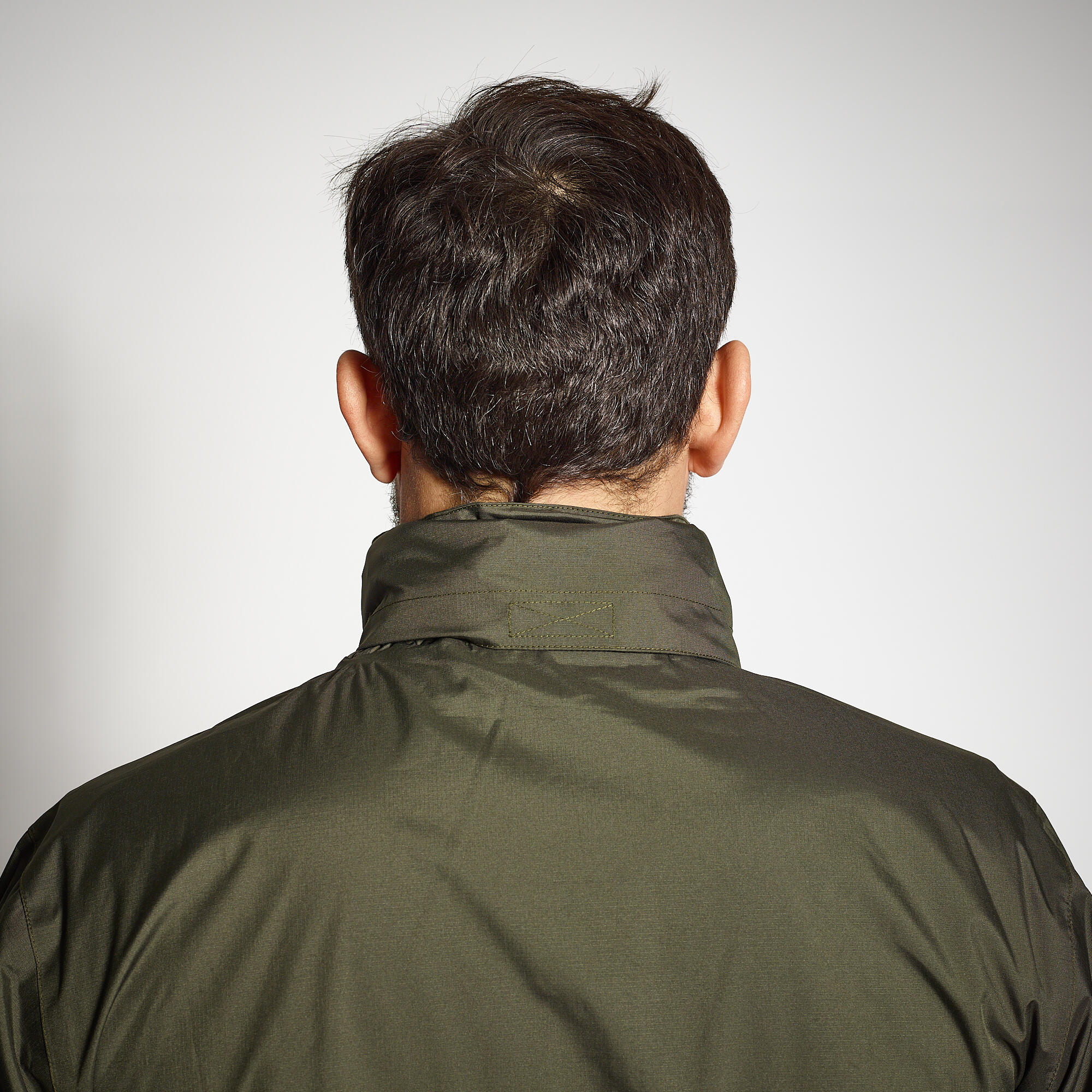 HUNTING JACKET 100 WATERPROOF GREEN