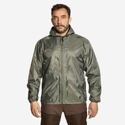 Chaqueta Chubasquero Caza Solognac 100 Hombre Impermeable Ligera