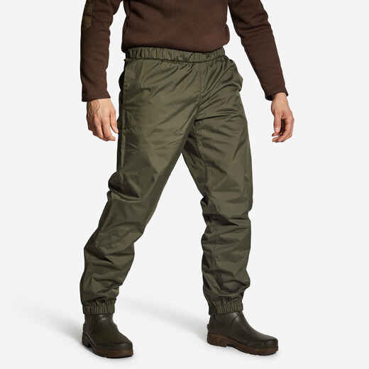 
      Country Sport Lightweight Waterproof Over Trousers 100 Green
  