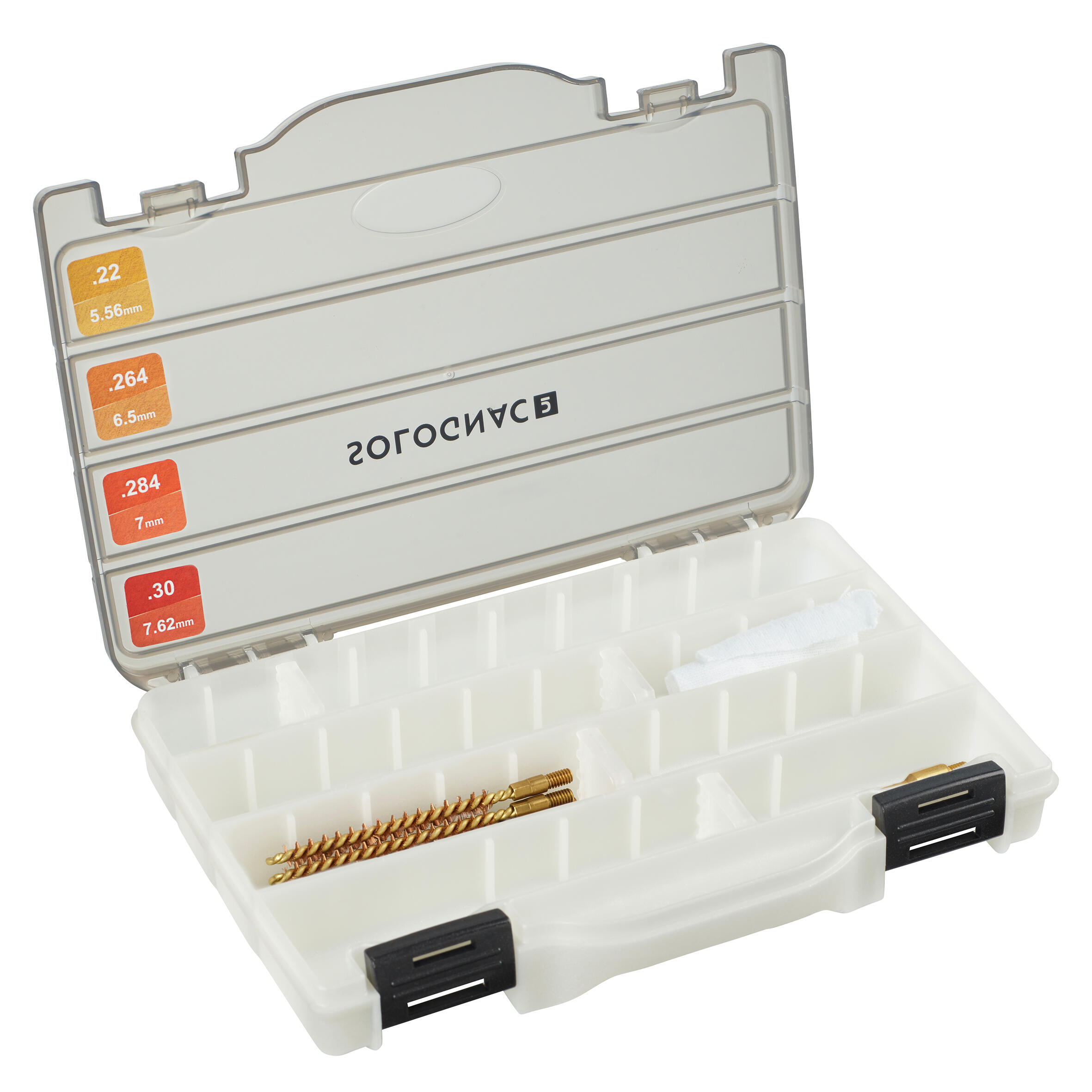 Caja Guardado Accesorios Limpieza Arma Solognac Modulable 12 Separadores 6/6