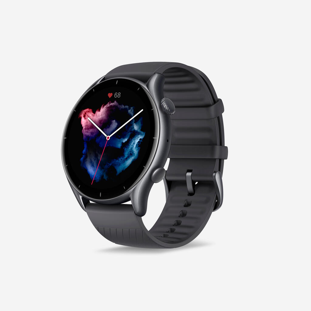 Črna večfunkcijska pametna ura AMAZFIT GTR 3