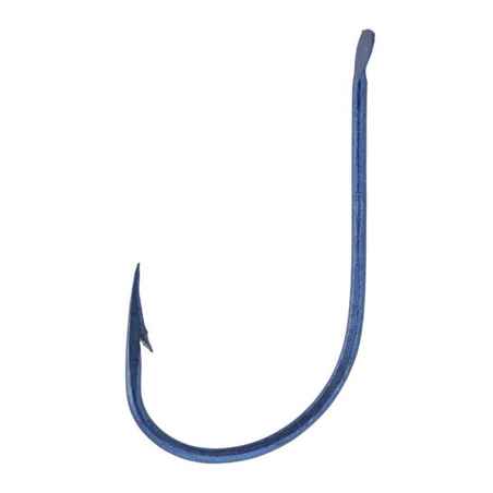 THIN BLUE spade-end hook for sea fishing