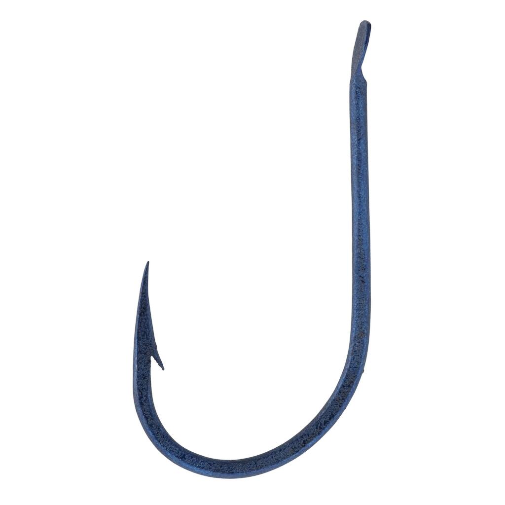 THIN BLUE spade-end hook for sea fishing