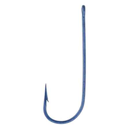  BLUE  WORM eyelet hook for sea fishing