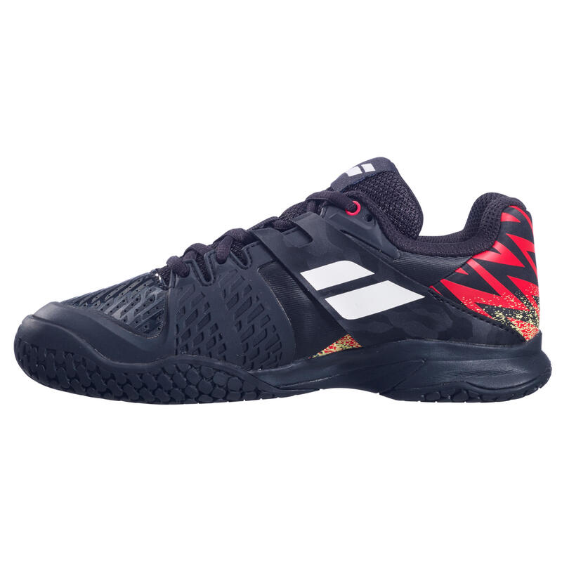 Zapatillas de tenis con cordones niños Babolat Propulse negro