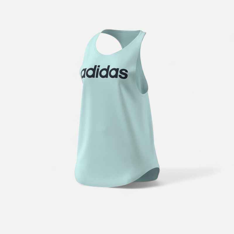 Top Adidas Linear Fitness Damen hellgrün Top Adidas Linear Fitness Damen hellgrün