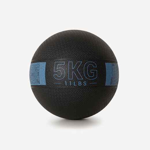 
      5 kg Rubber Medicine Ball - Black/Blue
  