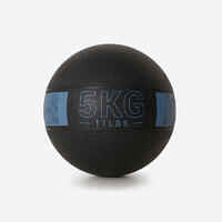 Balón Medicinal Negro Azul Goma 5 kg