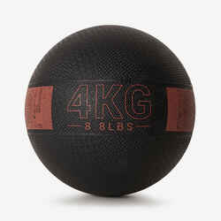 4 kg Rubber Medicine Ball - Sepia