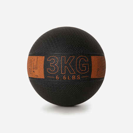 3 Kg Medicine Ball - Black