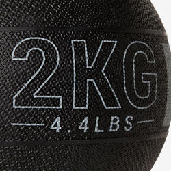 Balón Medicinal 2 kg Negro - Decathlon