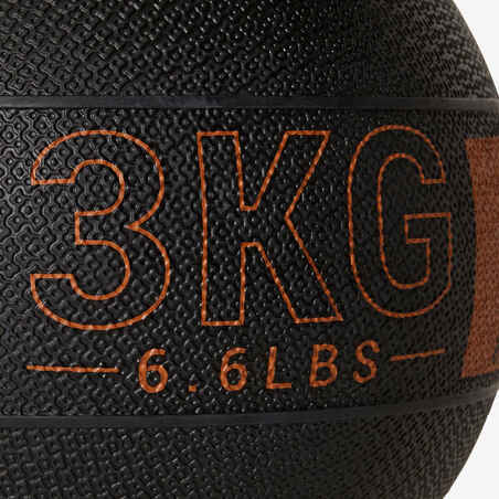 3 Kg Medicine Ball - Black