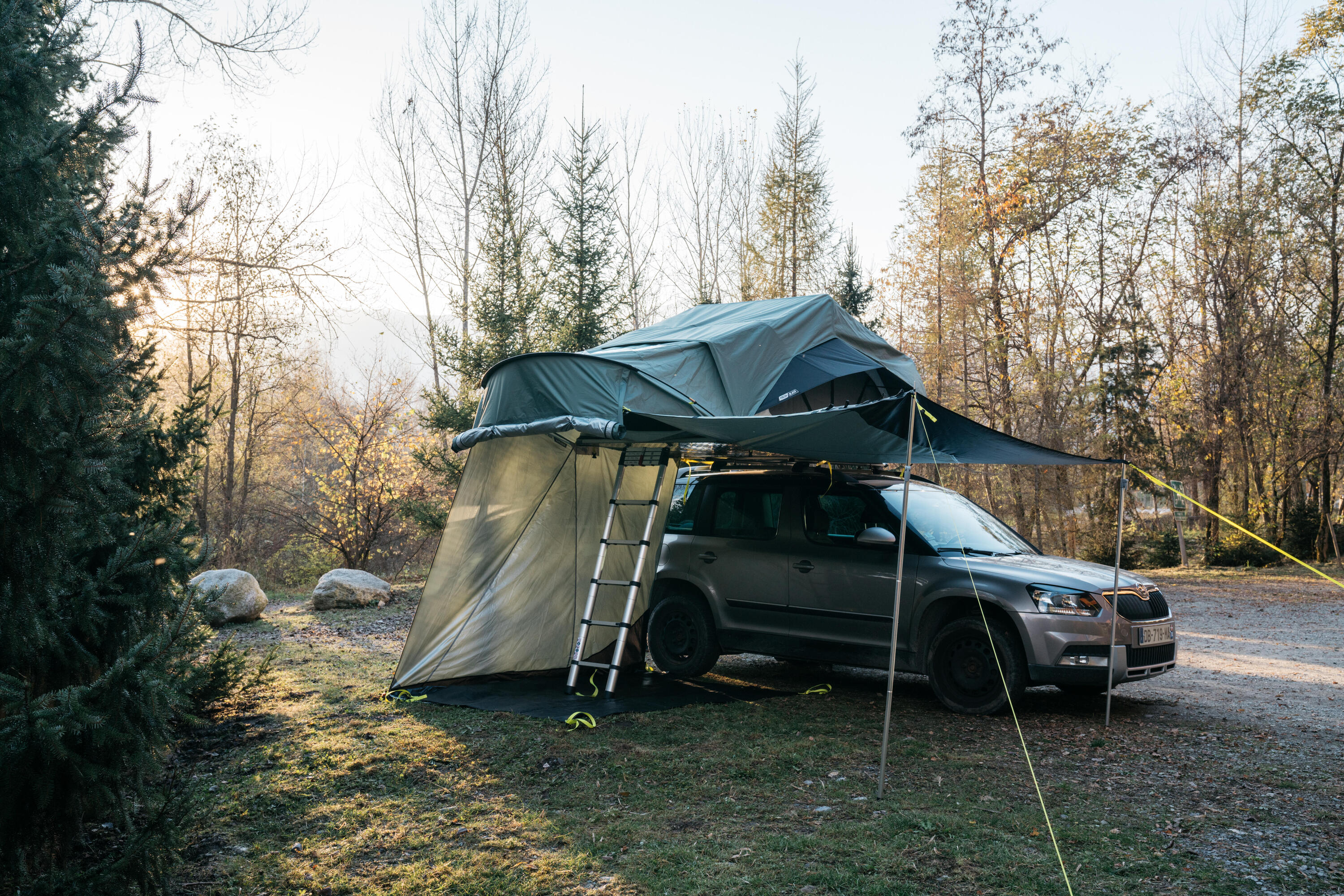 Roof Tent Connected Awning MH500 2P 8/18