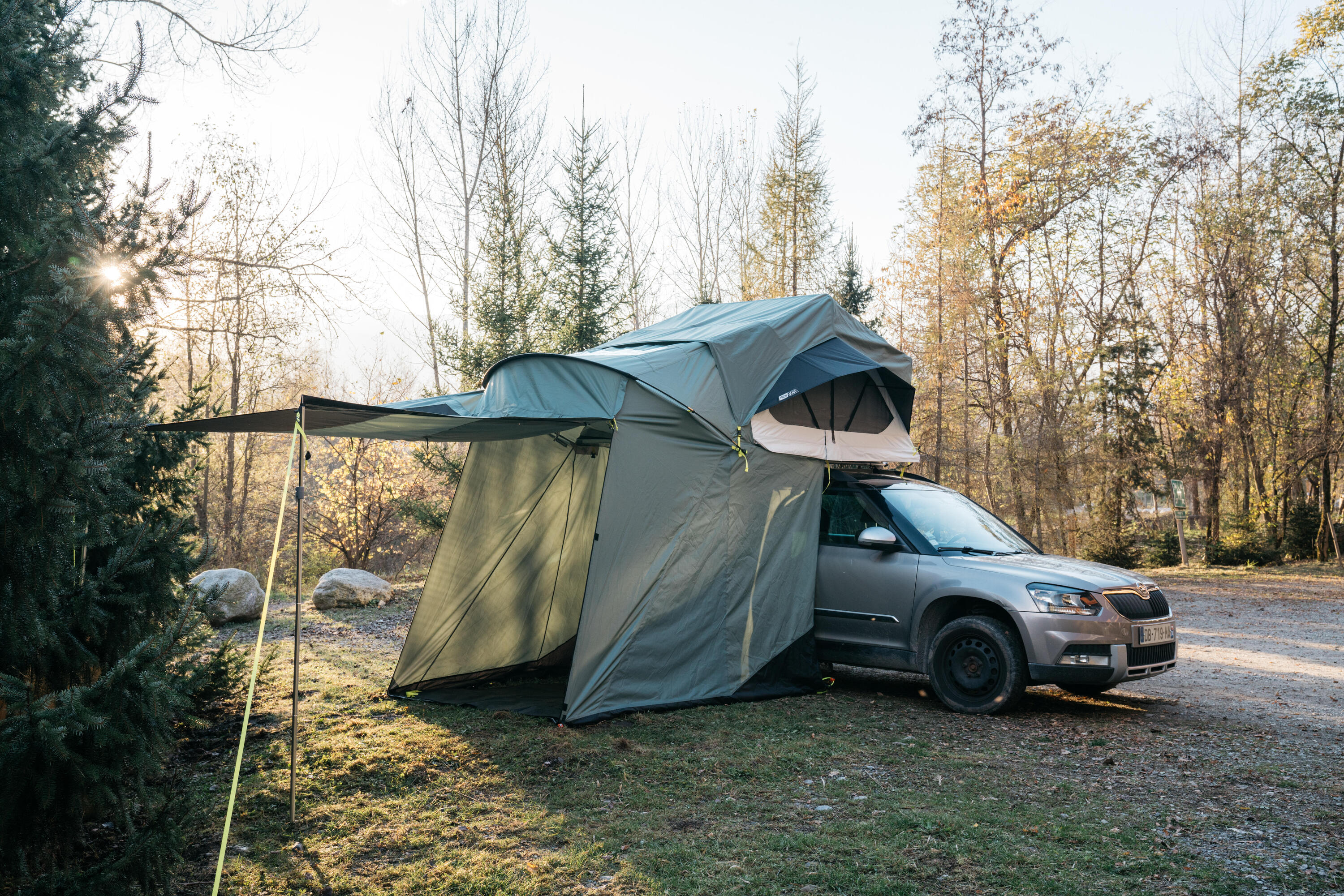 Roof Tent Connected Awning MH500 2P 6/18