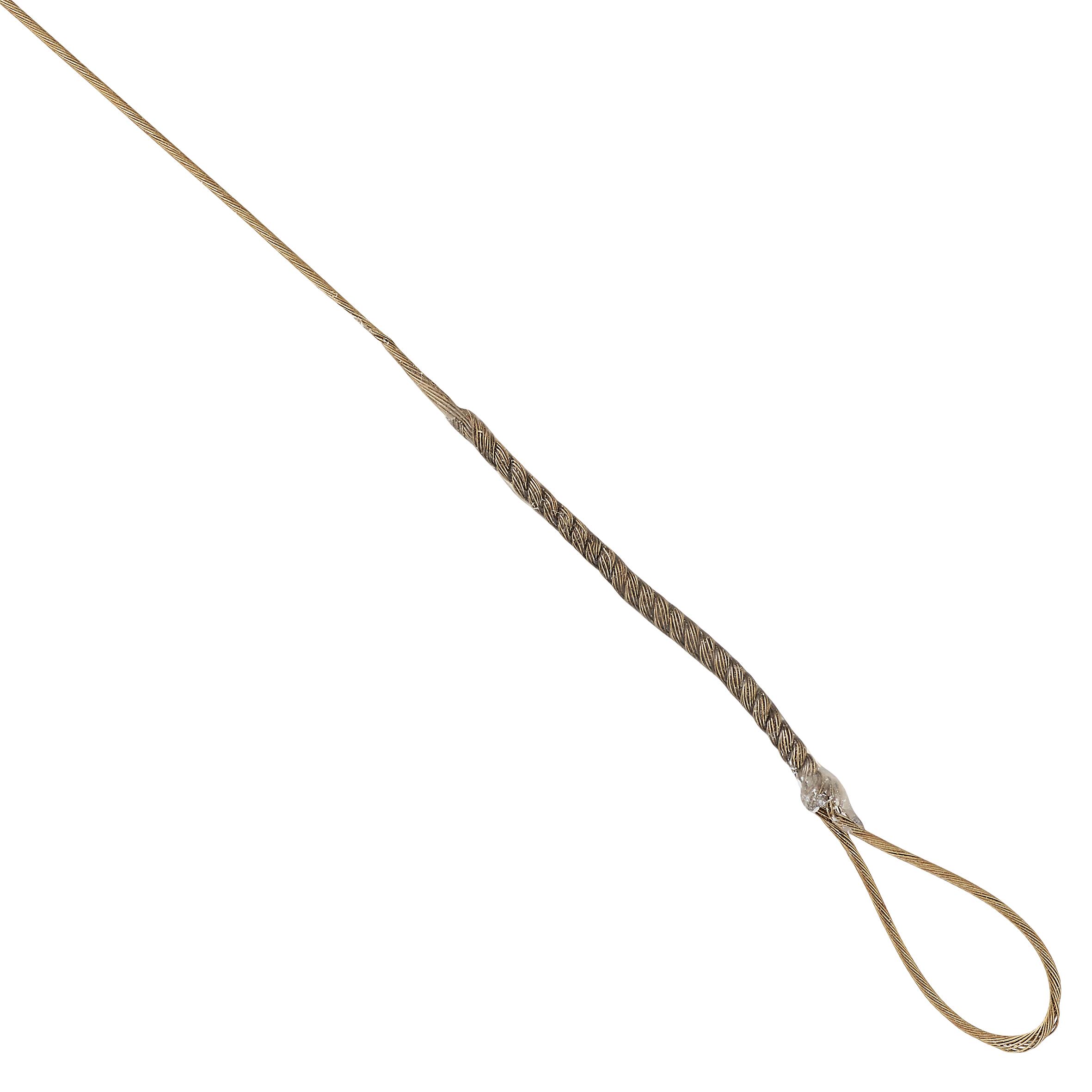 Terminal hilo de acero pesca depredadores RESIFIGHT 19 2 BUCLES 9 KG 2/3