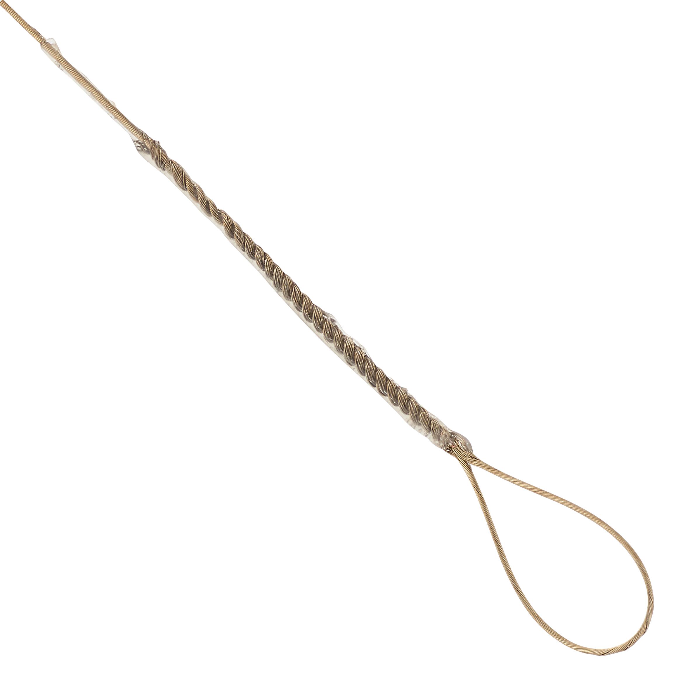 Terminale acciaio pesca predatori RESIFIGHT 19 2 asole 5 kg 2/3