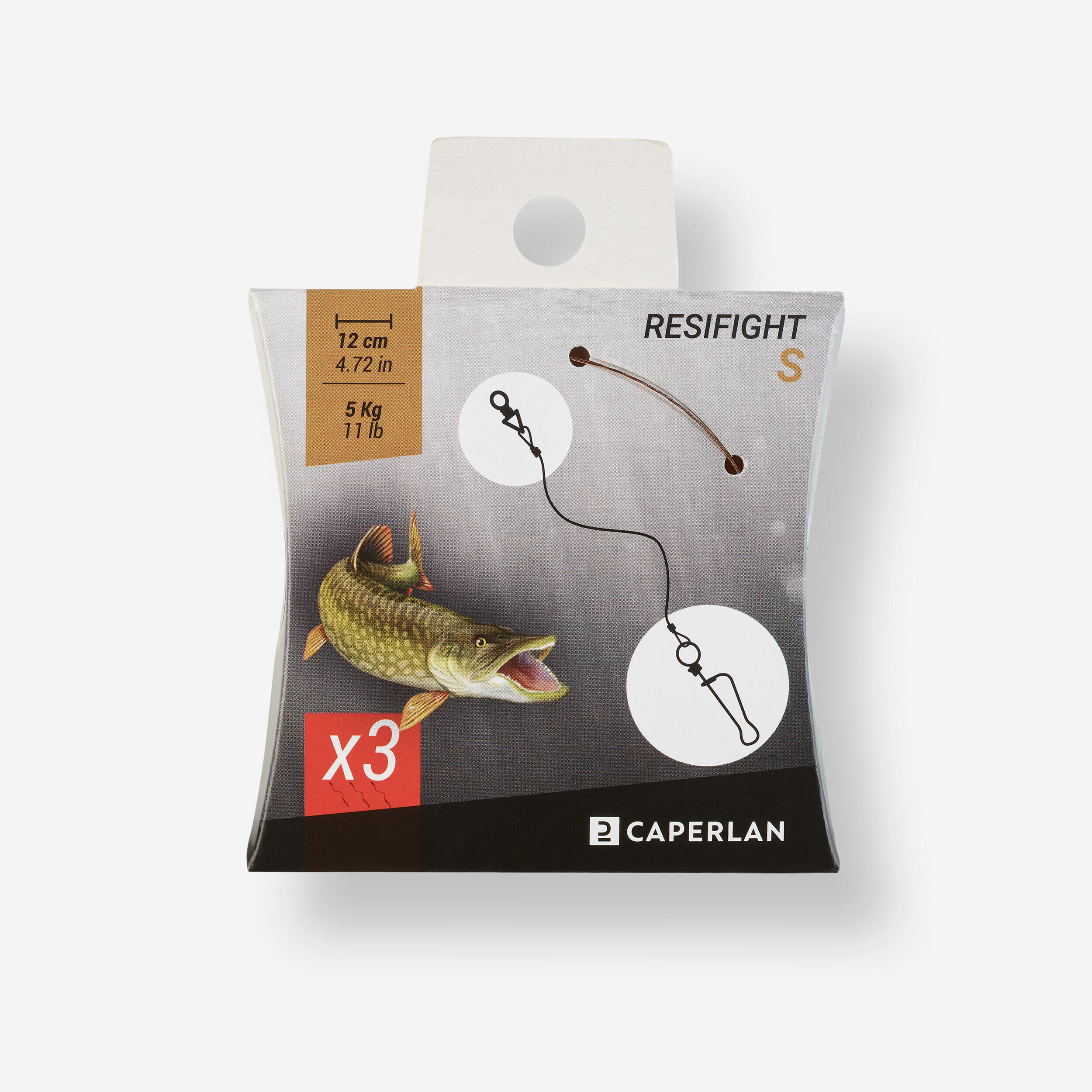 CAPERLAN RESIFIGHT FLEXIBLE 5 kg Predator fishing leader