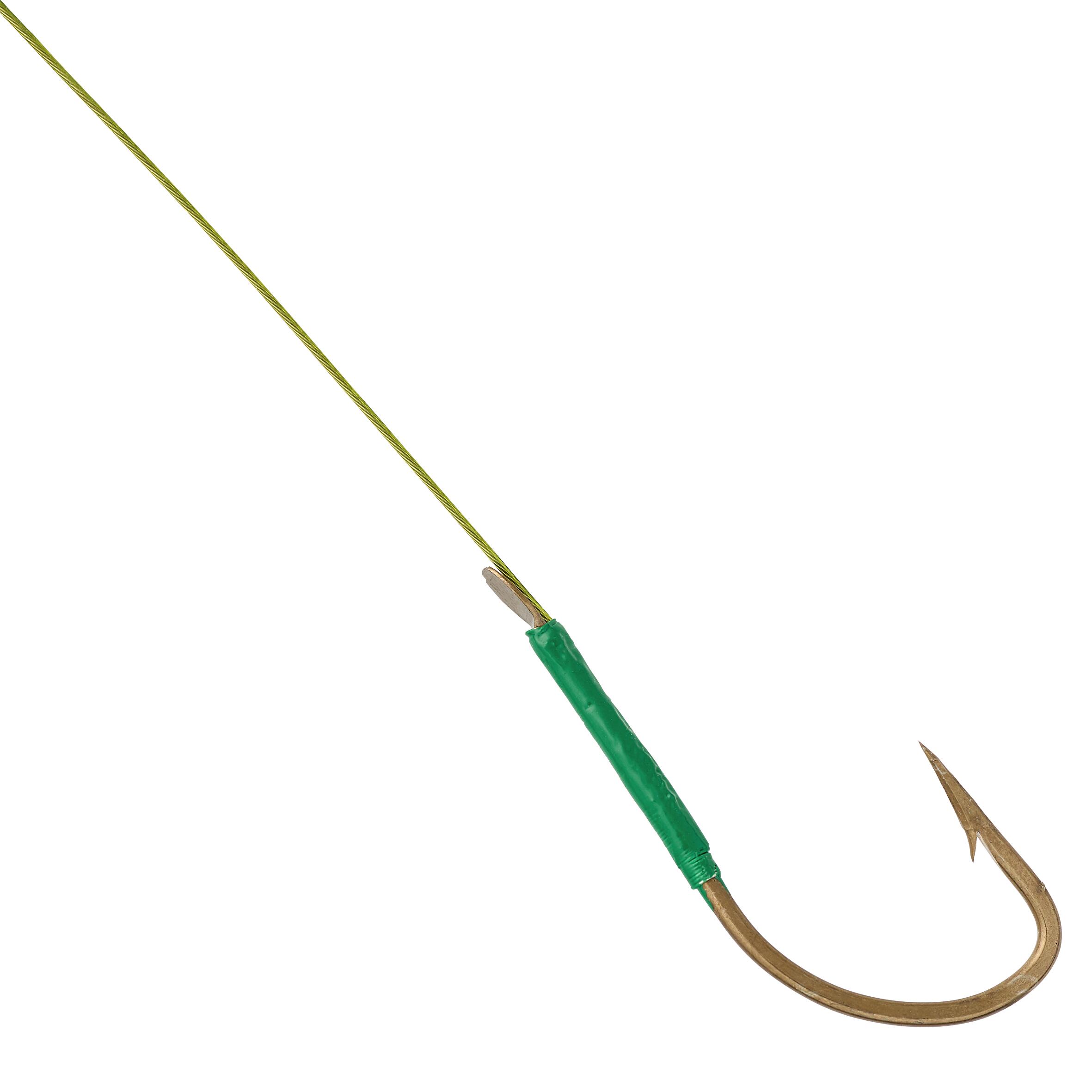 RESIFIGHT 7 single hooks 9 kg predator fishing leader 3/4