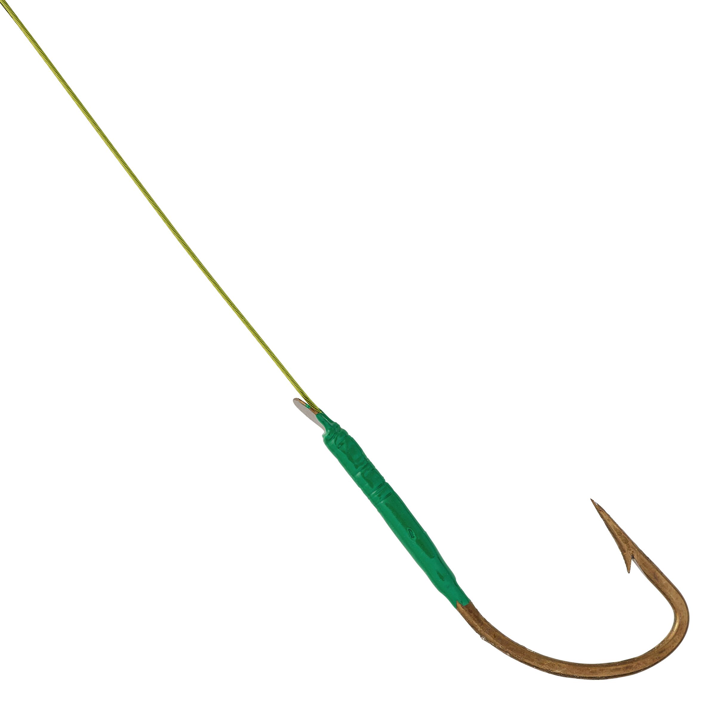 Avançon pêche carnassier  RESIFIGHT 7 hameçons simple 7KG 3/4