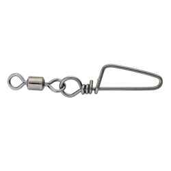 Sea fishing rolling snap swivel BLACK NICKEL SW x5