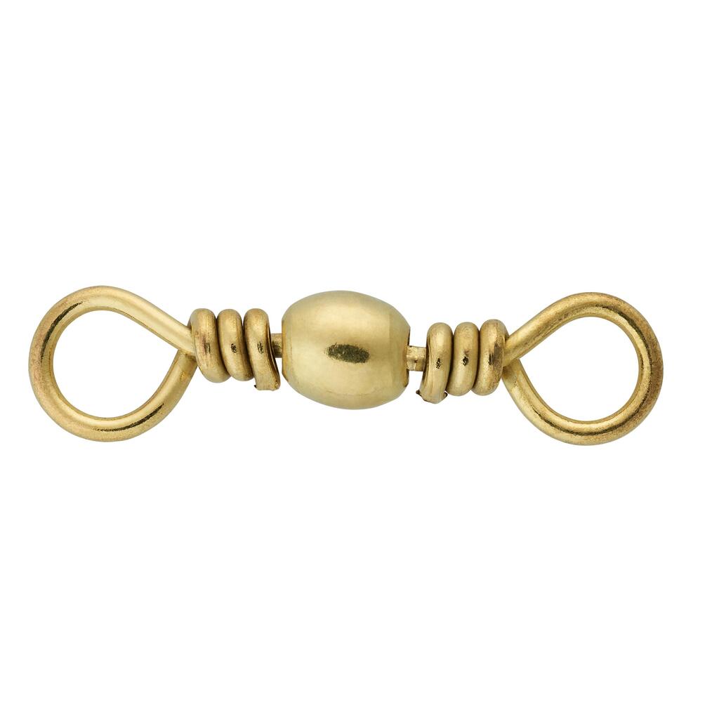 Vrtilica za morski ribolov Swivel Brass 10 komada 