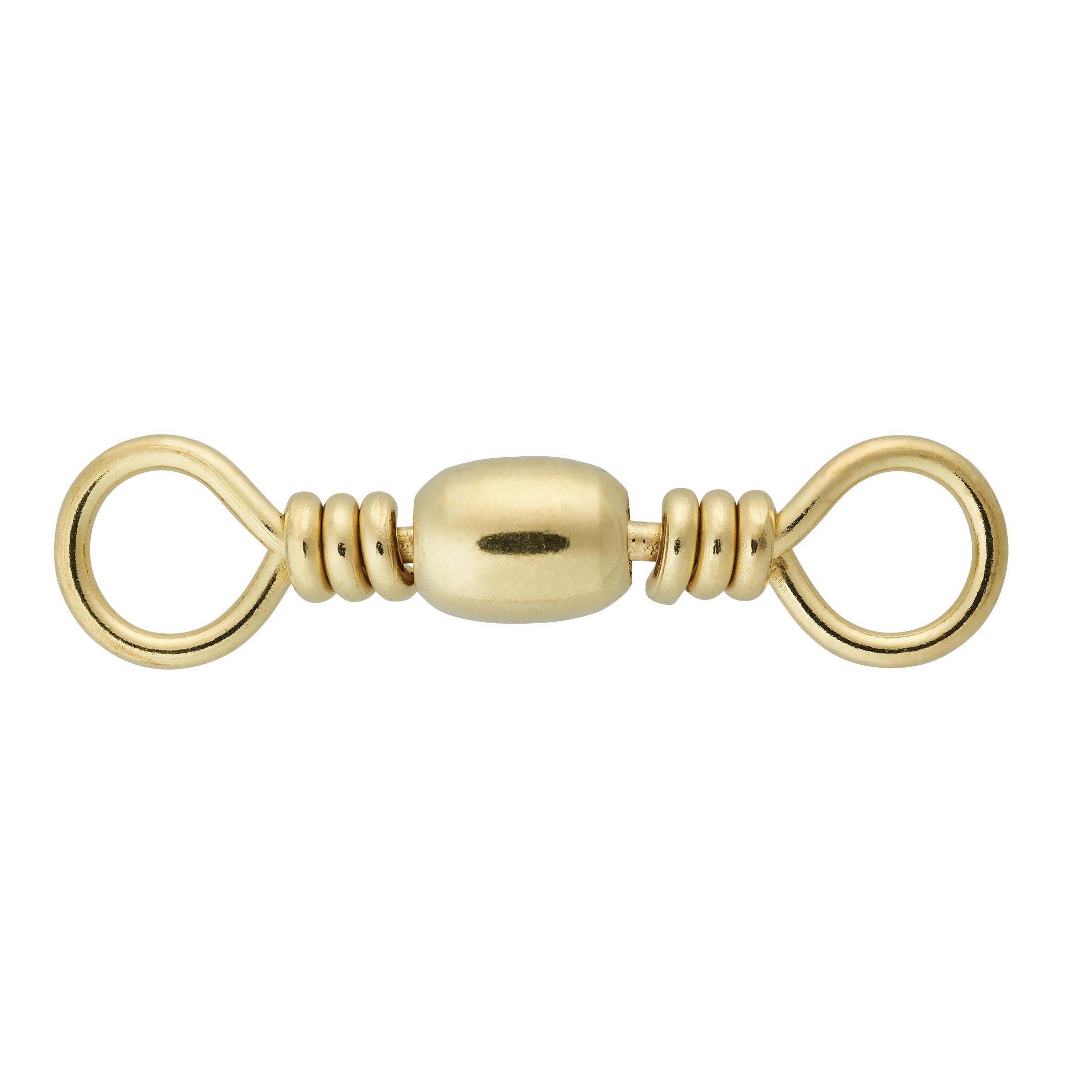 Tonwartel voor zeevissen swivel brass SW ROL messing 10 stuks 4/6