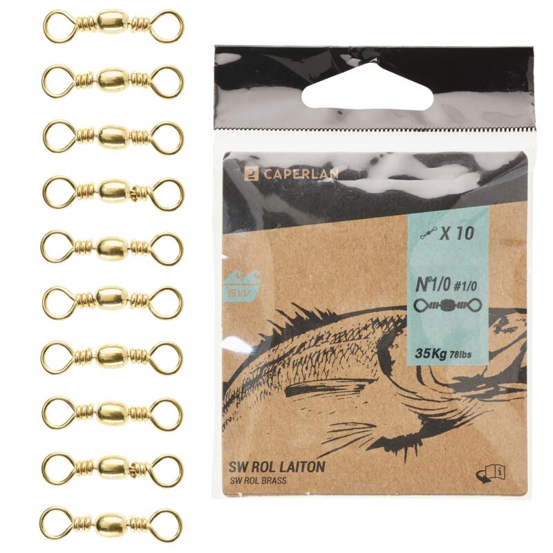 Fırdöndü - 10 Adet - Swivel Brass Balıkçılık Fırdöndü