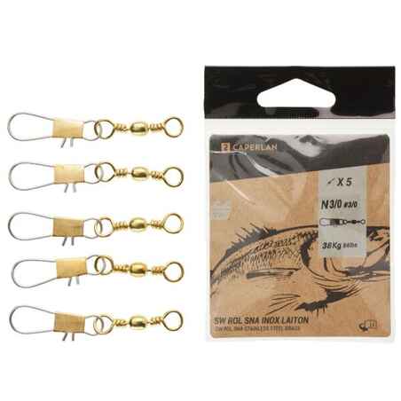 Rolling swivel snap STAINLESS STEEL SW ROL SW X5  for sea fishing