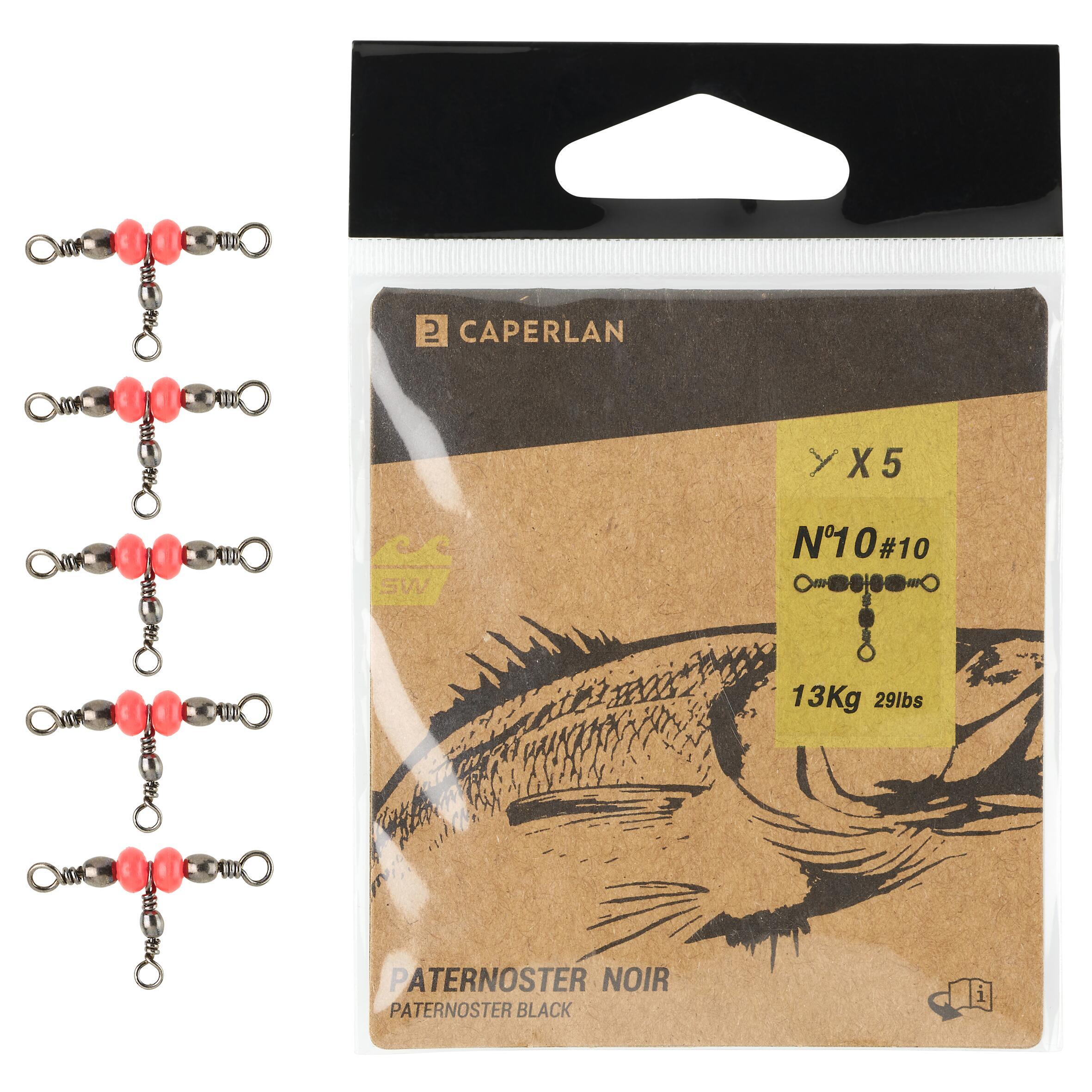 FISHING SWIVEL PATERNOSTER BLACK NICKEL SW X5 3/8