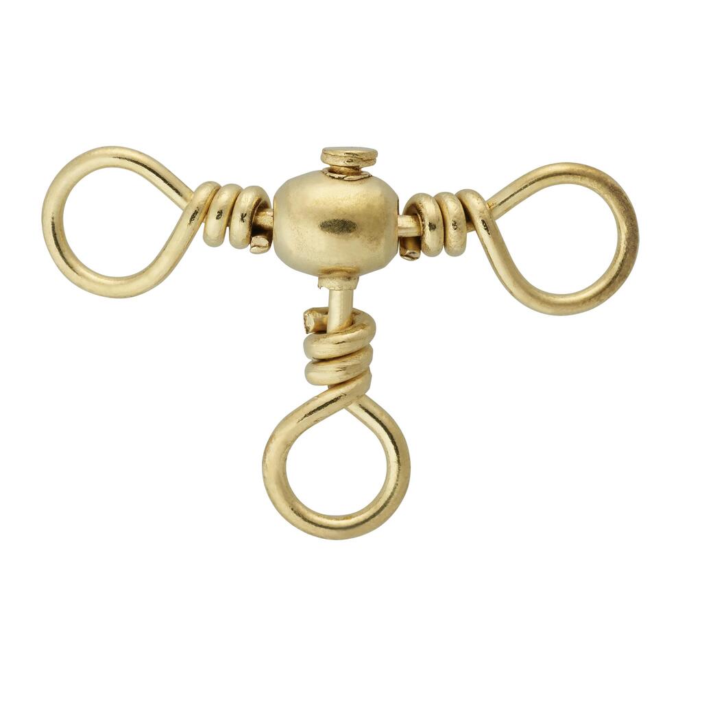 PATERNOSTER FISHING SWIVEL BRASS SW X10