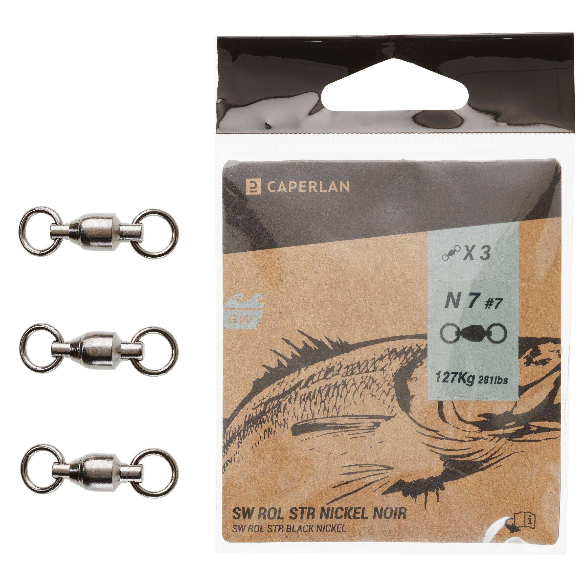 SWIVEL STRONG BLACK N SW X3 FISHING SWIVEL -  4
