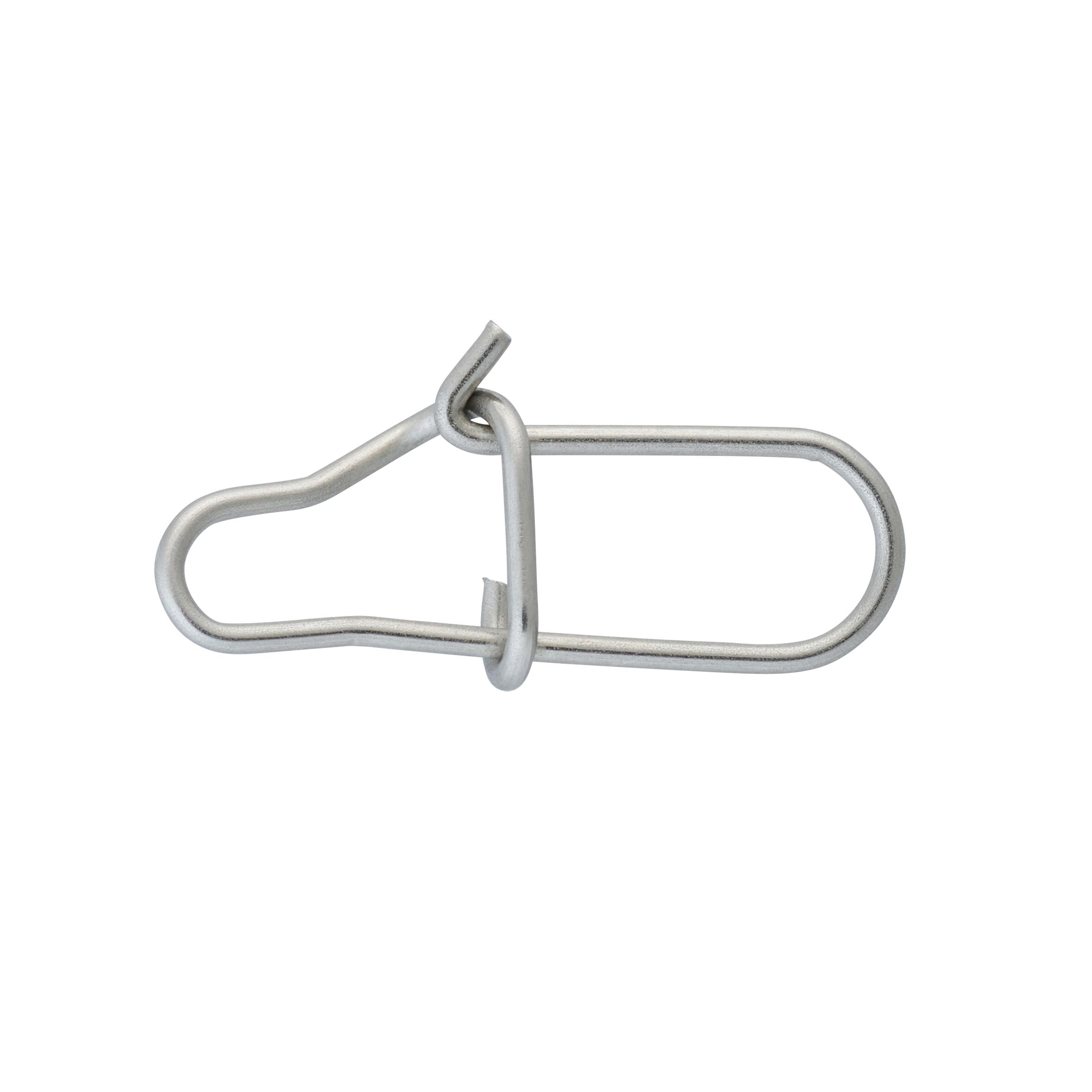 Fishing Stainless Steel Double Snap Clips x10 10/10