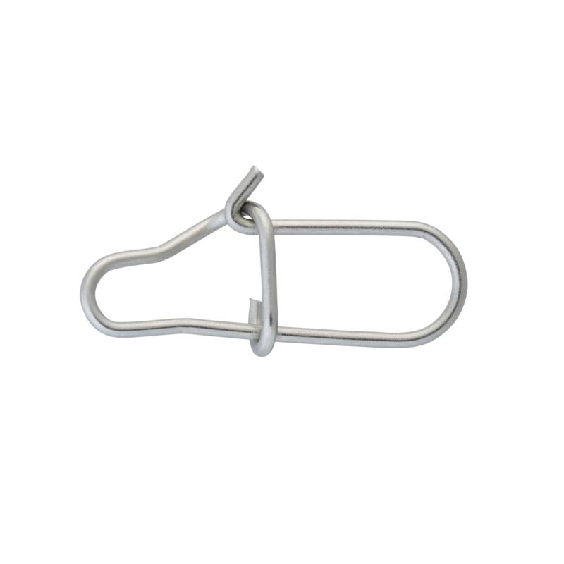 Fishing Stainless Steel Double Snap Clips x10 CAPERLAN - Decathlon